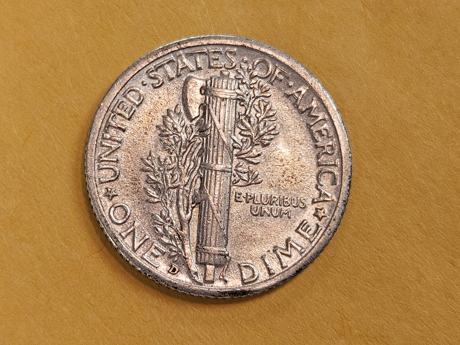 1937-D Mercury Dime in Brilliant About Uncirculated plus - 4
