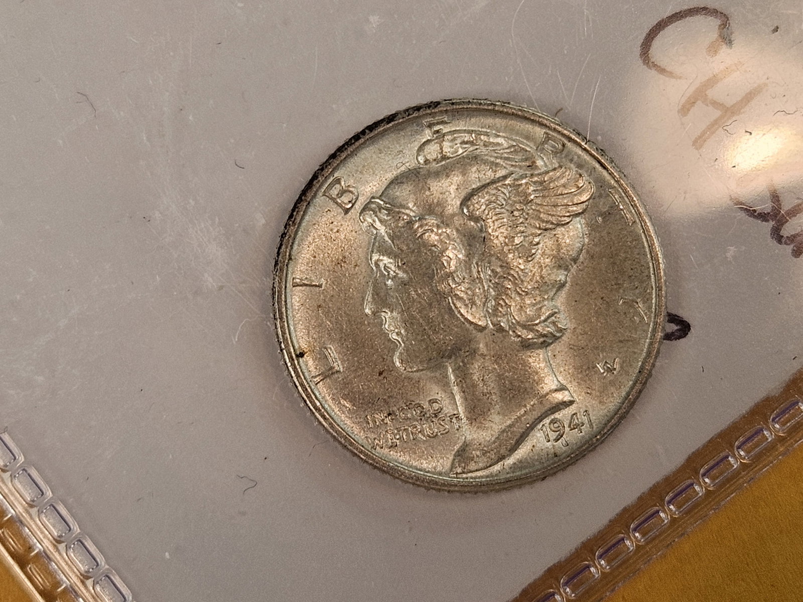 Three Choice Brilliant Uncirculated Mercury Silver Dimes - 4