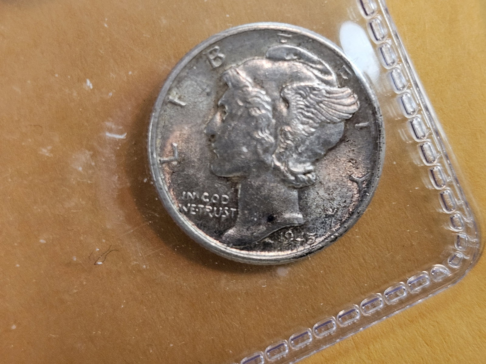 Three Brilliant Uncirculated plus Mercury silver Dimes - 4