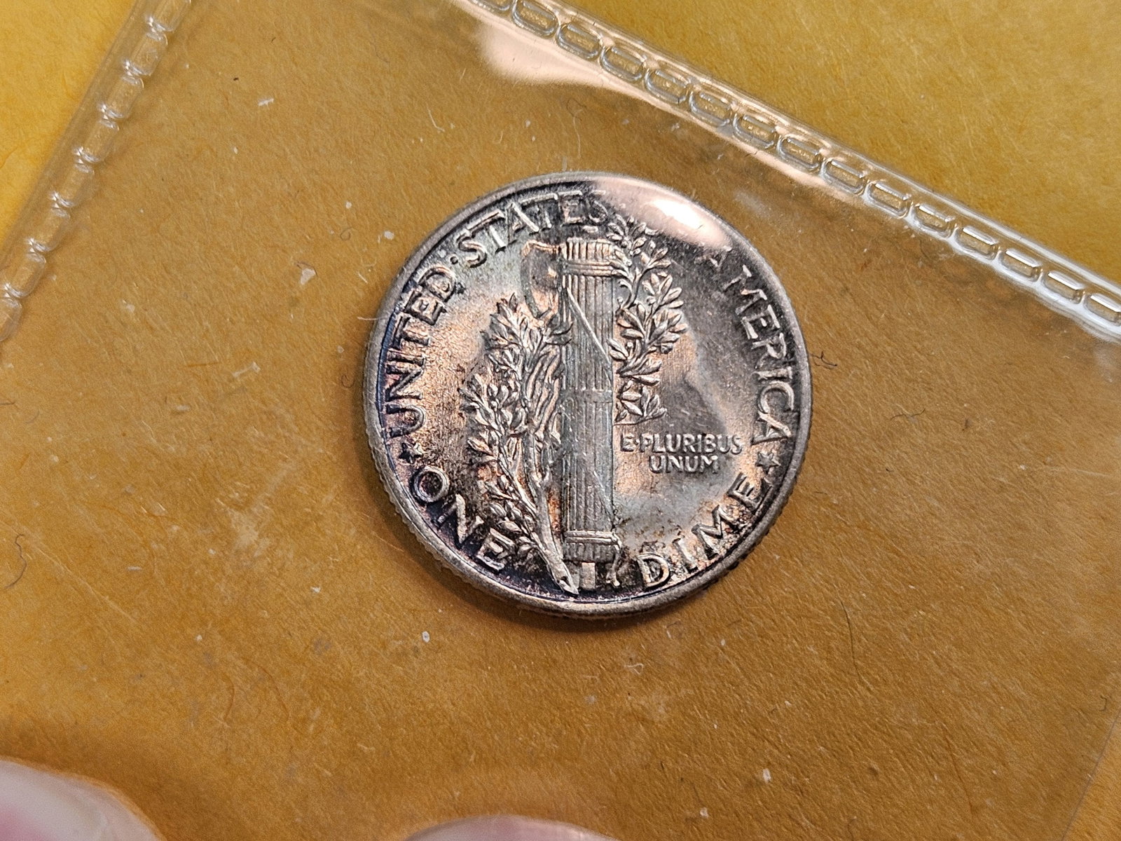 Three Brilliant Uncirculated plus Mercury silver Dimes - 7