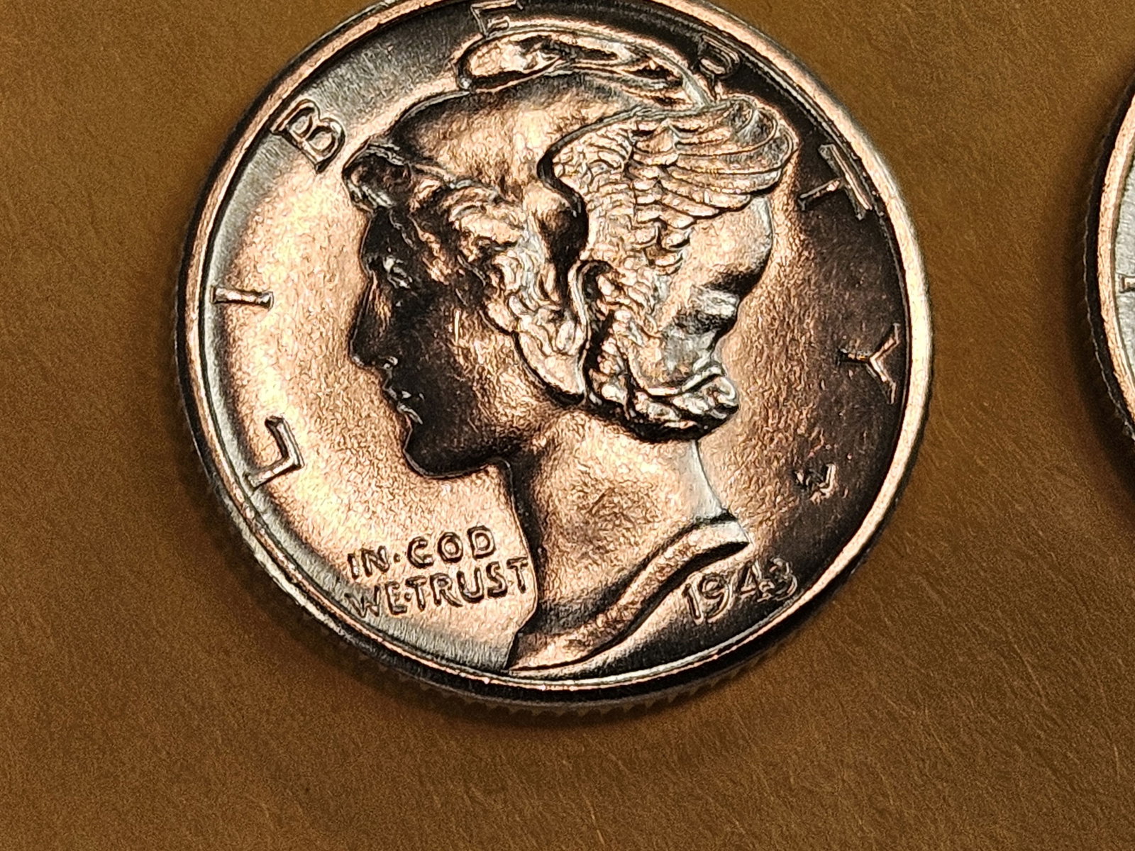 Two Very Choice Brilliant Uncirculated Mercury Silver Dimes - 3