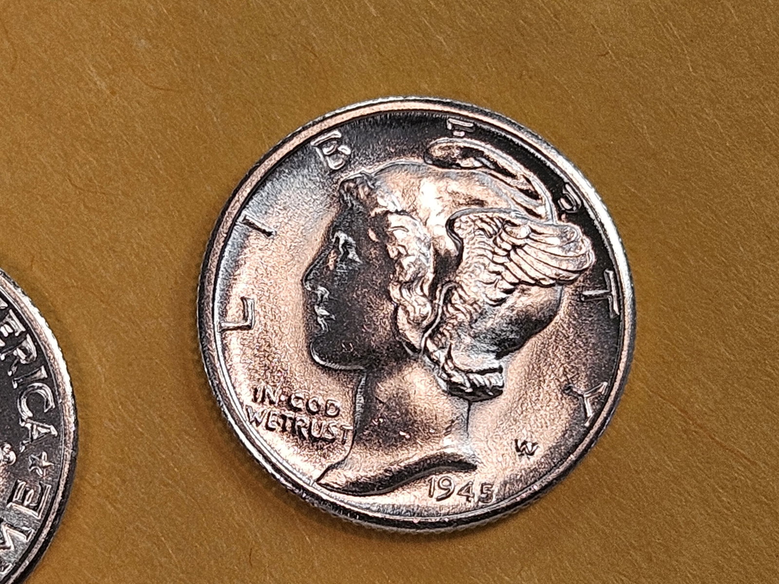 Two Very Choice Brilliant Uncirculated Mercury Silver Dimes - 7
