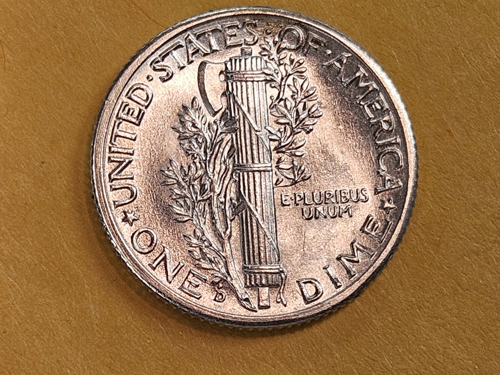 GEM Brilliant Uncirculated 1941-D Mercury silver Dime FSB - 4