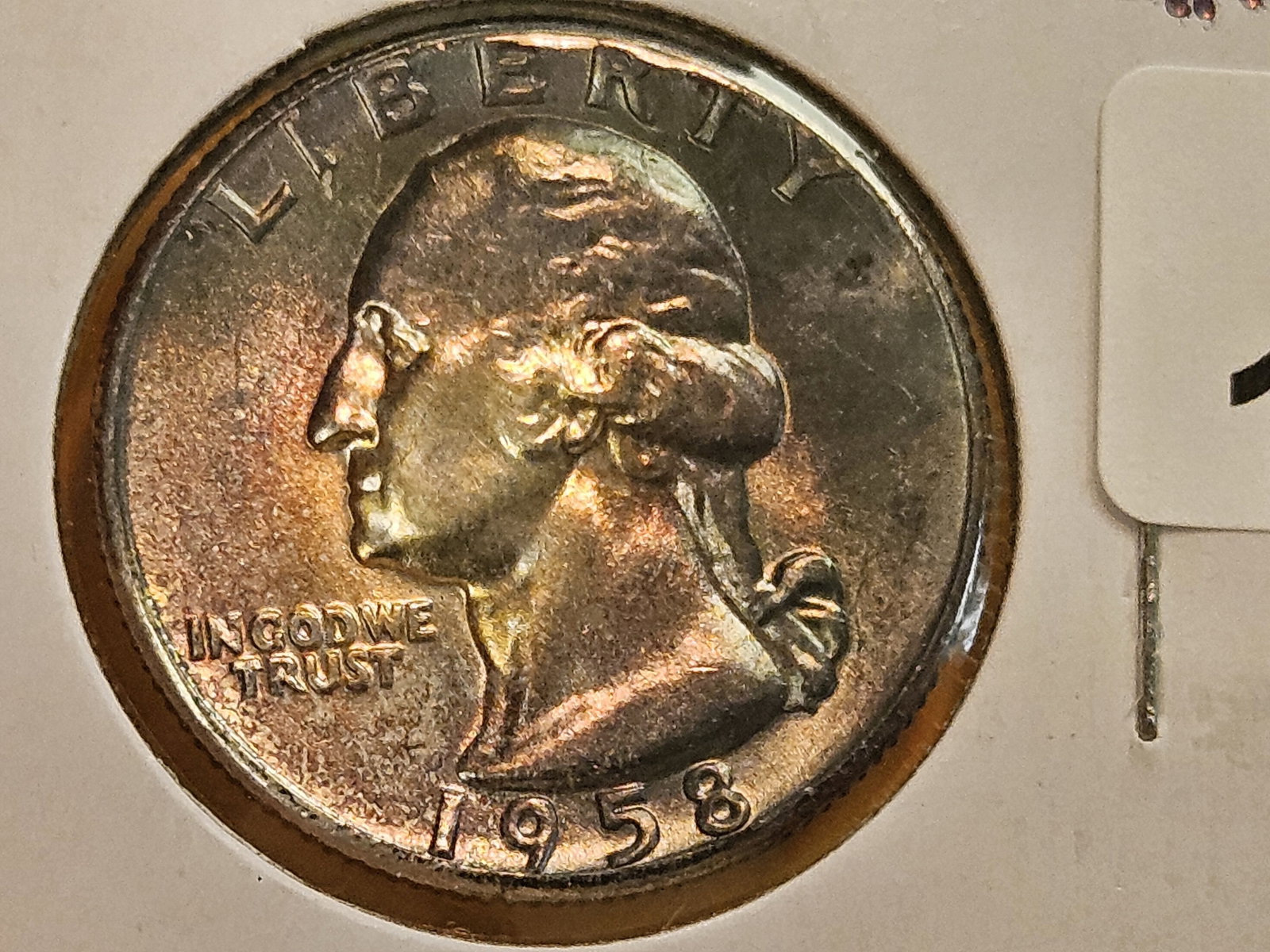 * GEM Brilliant Uncirculated 1958 Washington Quarter - 6