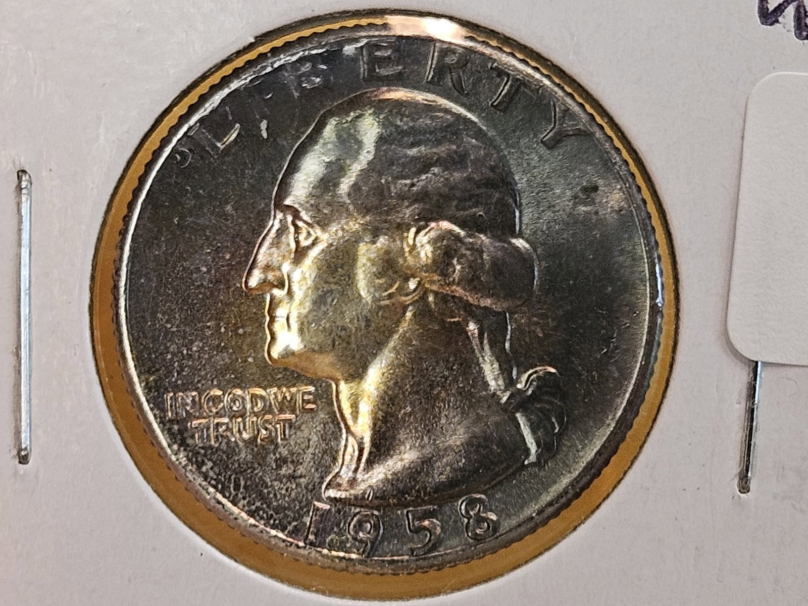 * GEM Brilliant Uncirculated 1958 Washington Quarter - 7