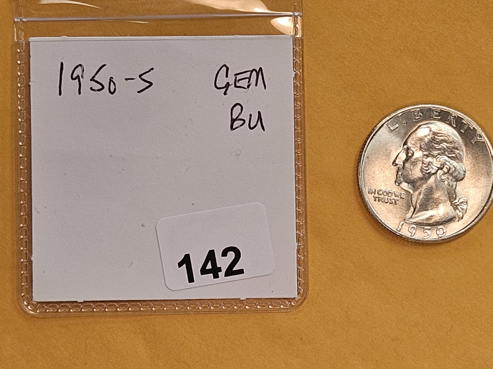 GEM Brilliant Uncirculated 1950-S Washington Quarter - 2