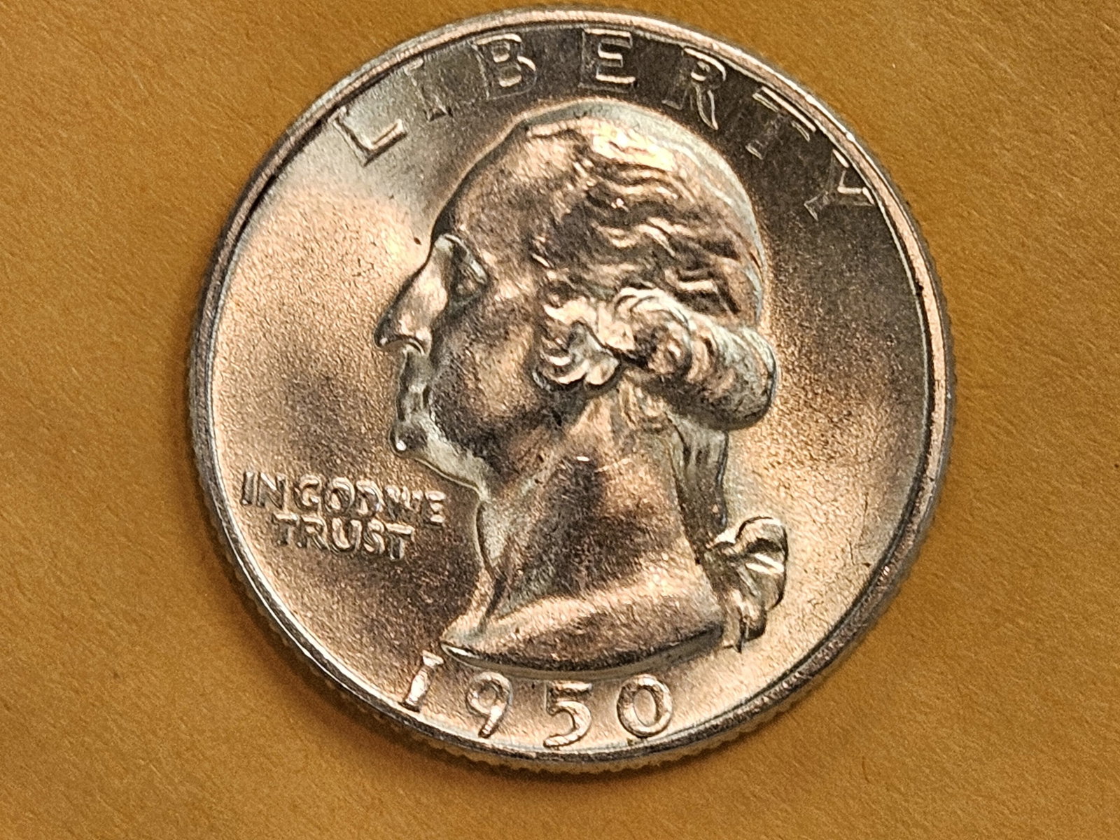 GEM Brilliant Uncirculated 1950-S Washington Quarter - 3