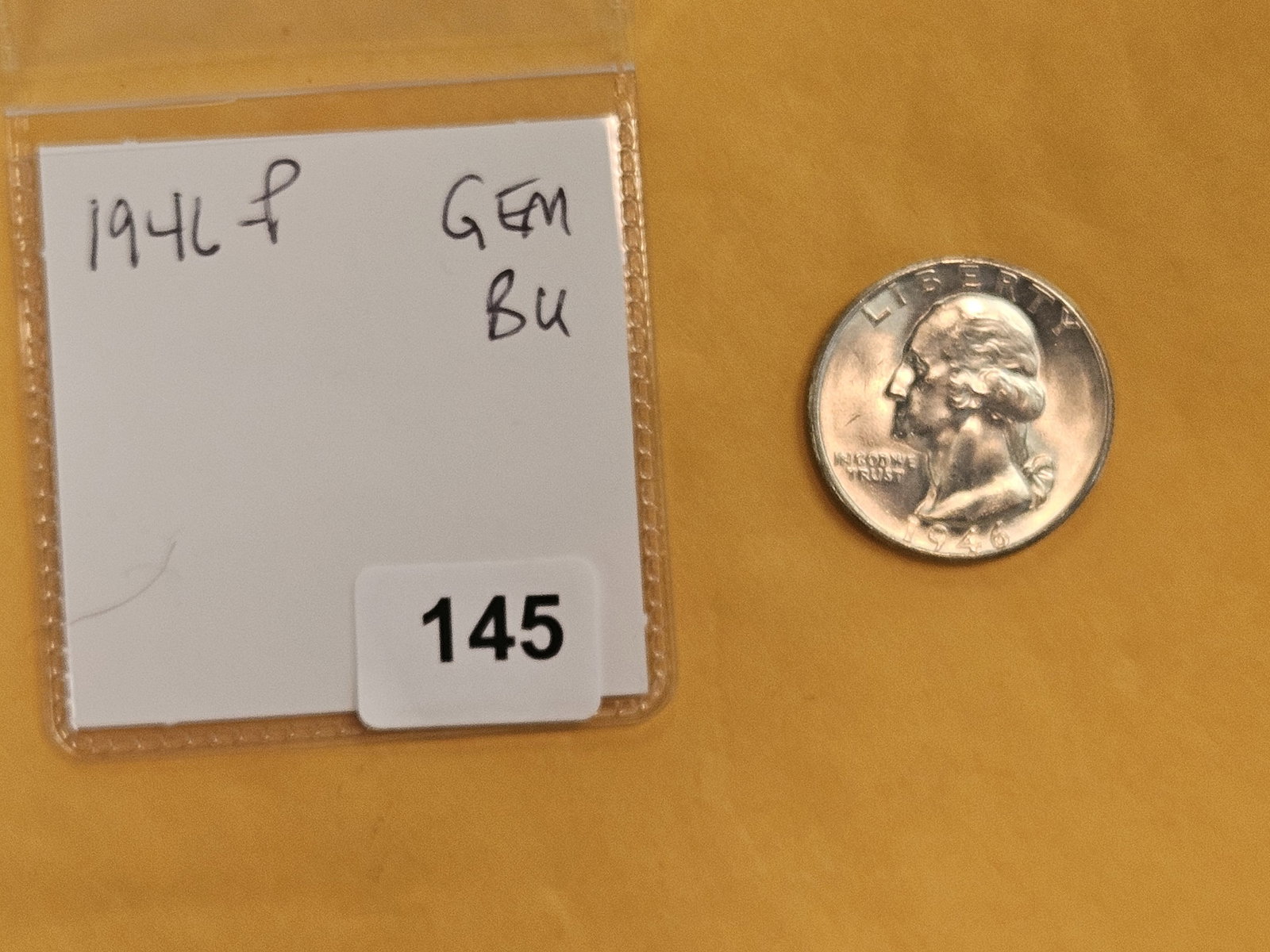 GEM Brilliant Uncirculated 1946 Washington Quarter - 2