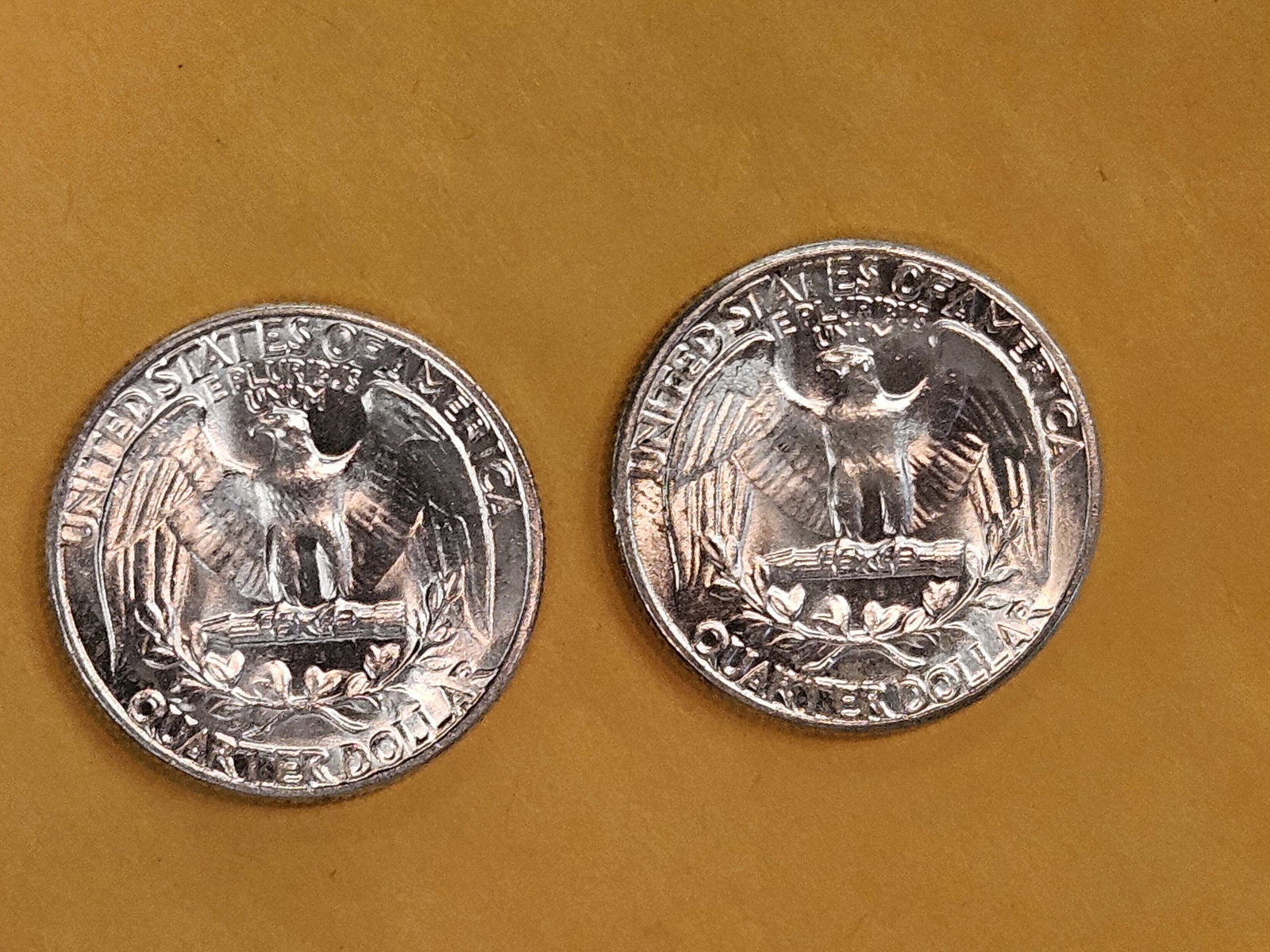 Two GEM Brilliant Uncirculated Washington Quarters - 6