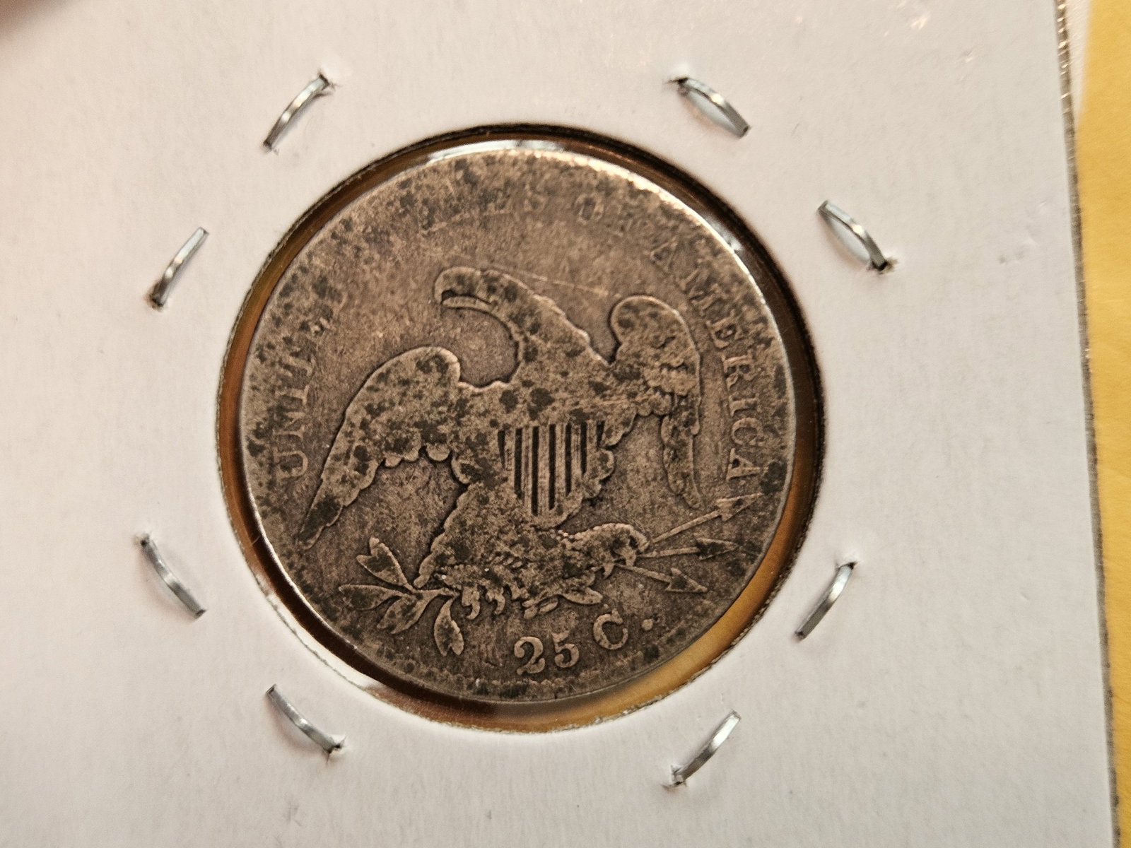 1832 Capped Bust Silver Quarter - 3