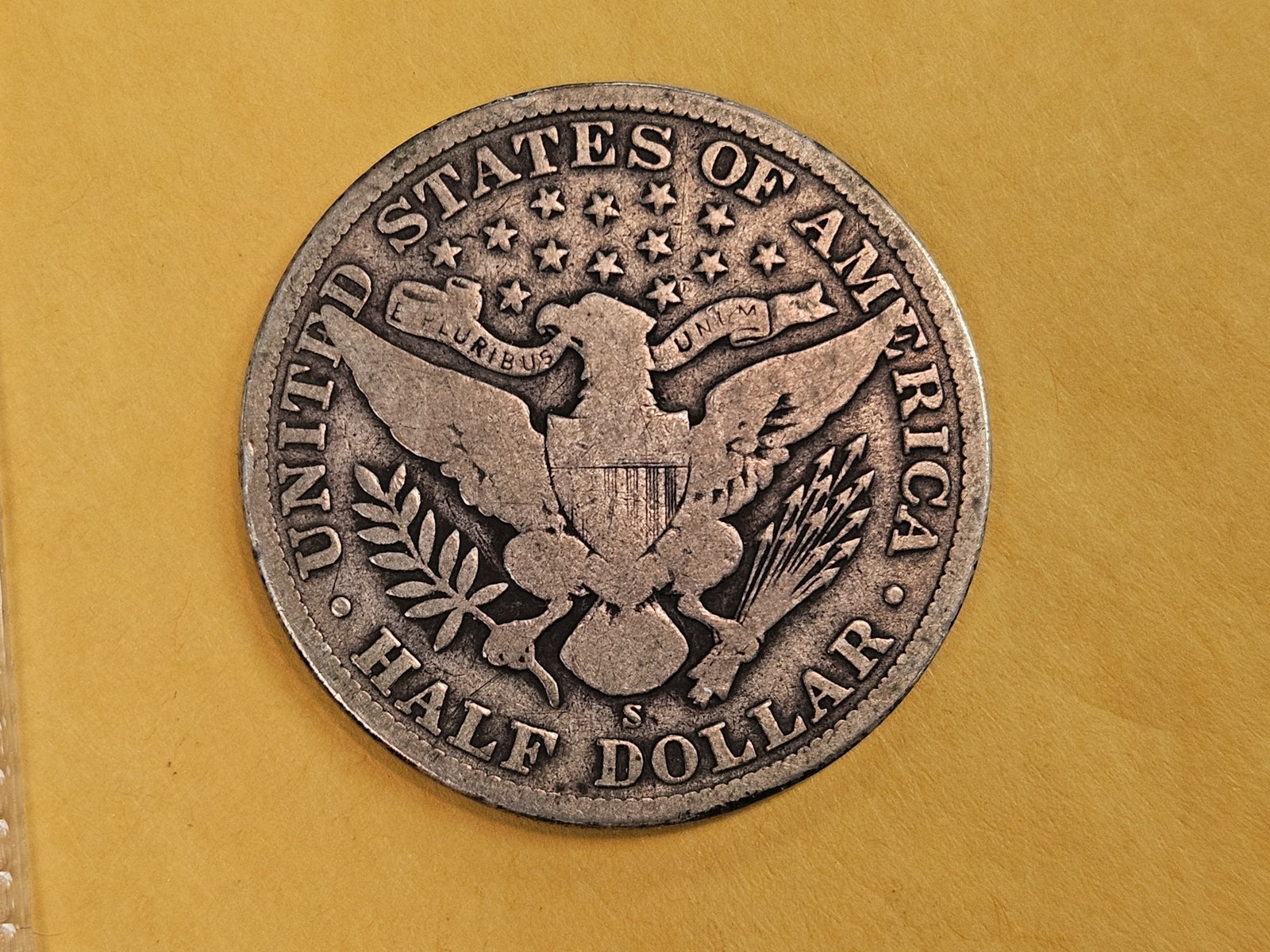 Better Date 1904-S Barber silver Half Dollar - 3