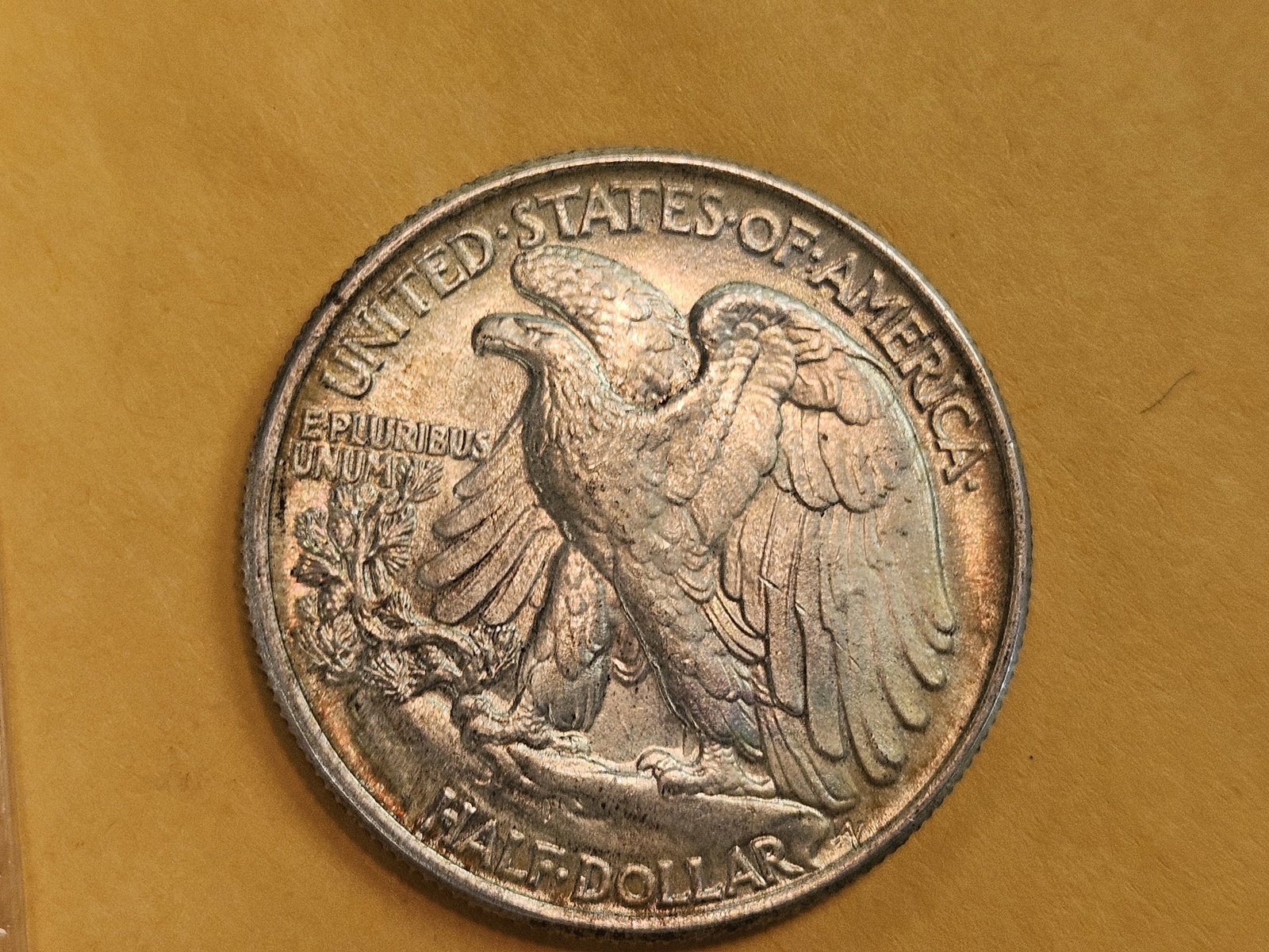 Choice Brilliant Uncirculated 1946 Walking Liberty Half Dollar - 7