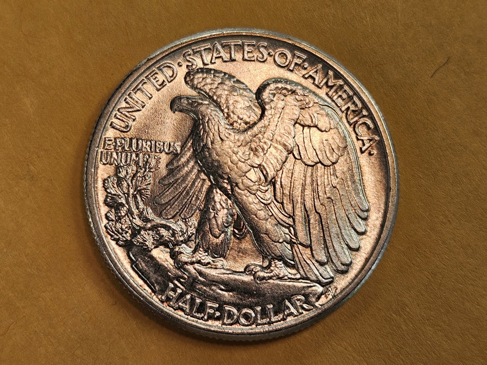 Very Choice Brilliant Uncirculated 1942 Walking Liberty Half Dollar - 7
