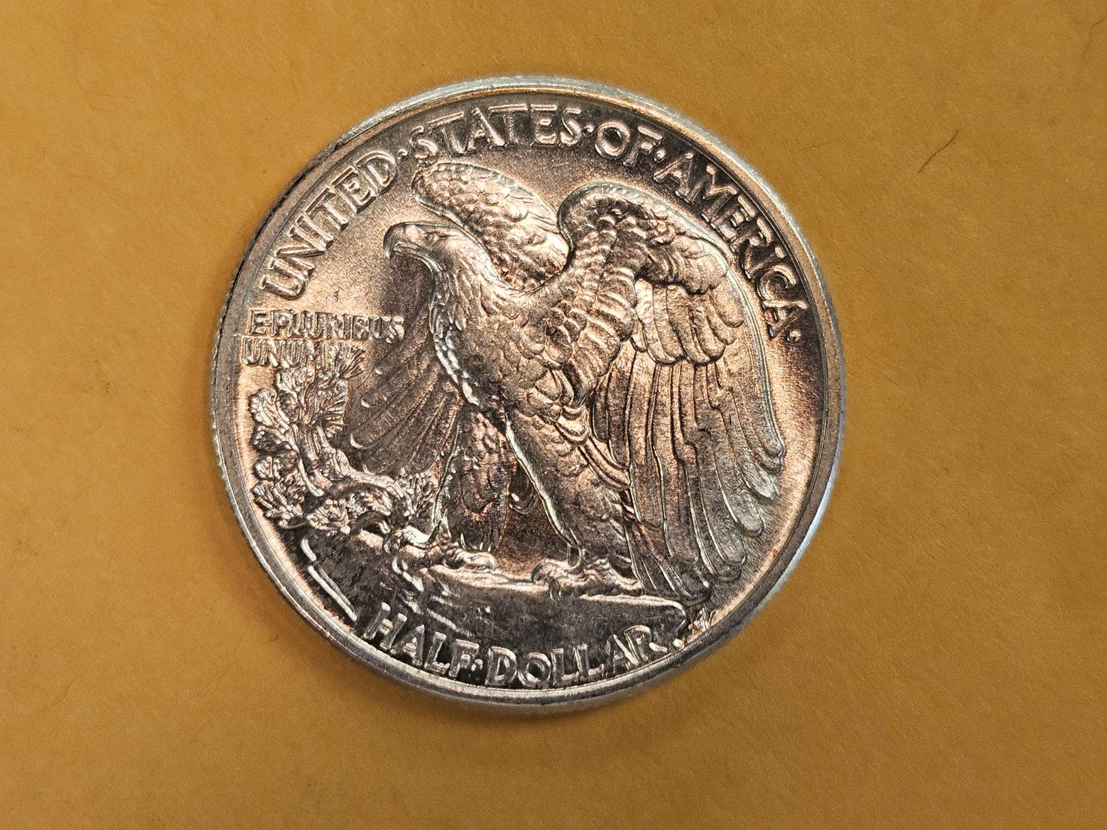 Very Choice Brilliant Uncirculated 1942 Walking Liberty Half Dollar - 8