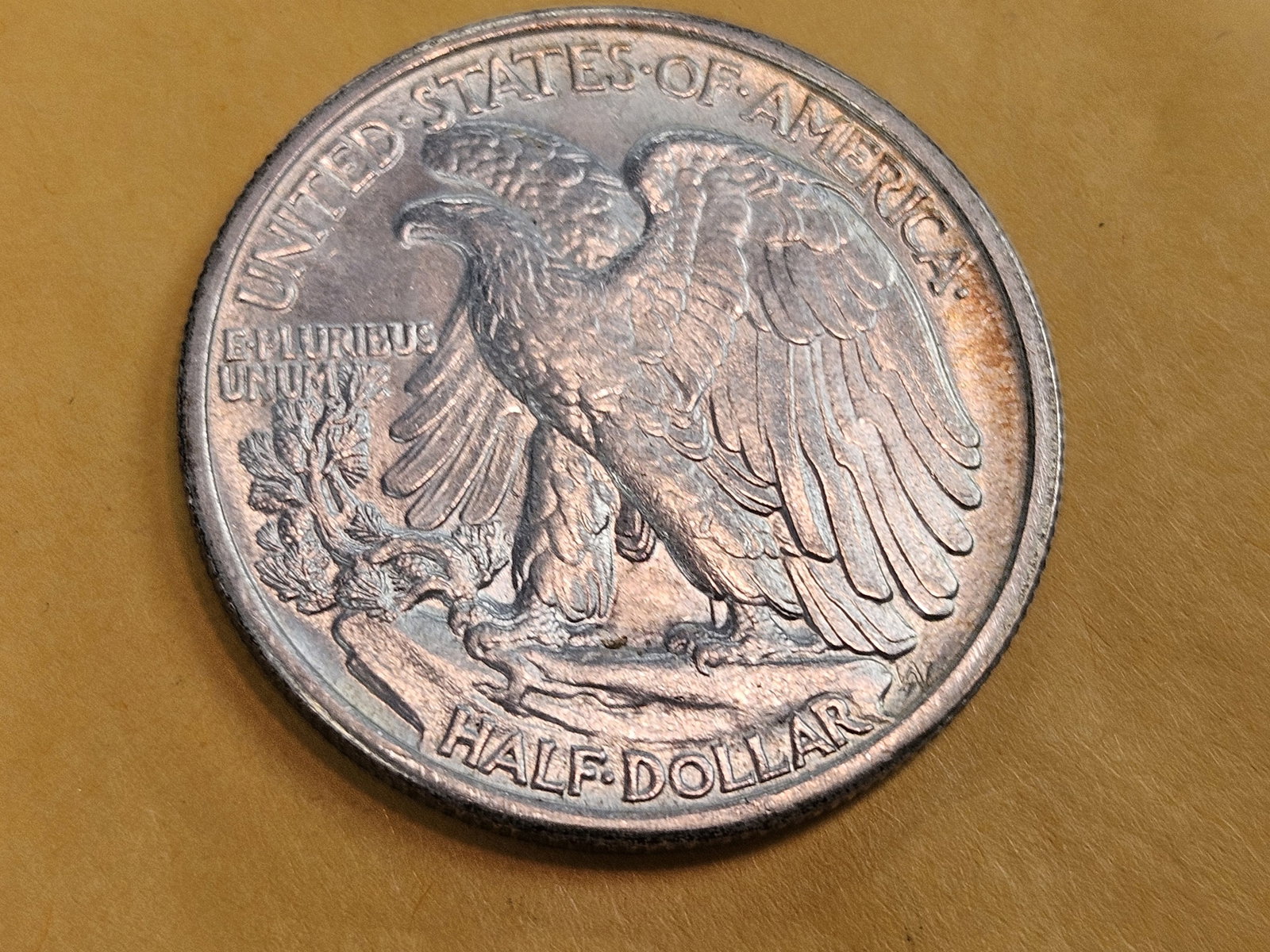 Choice Brilliant Uncirculated Plus 1935 Walking Liberty Half Dollar - 6