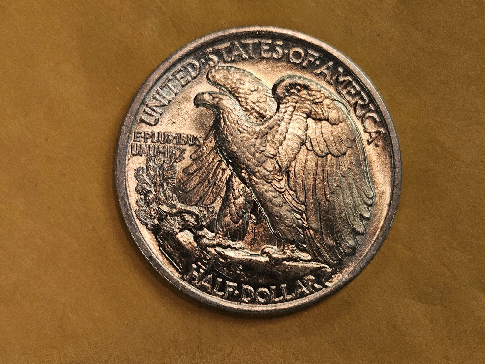 Choice Brilliant Uncirculated Plus 1943 Walking Liberty Half Dollar - 7