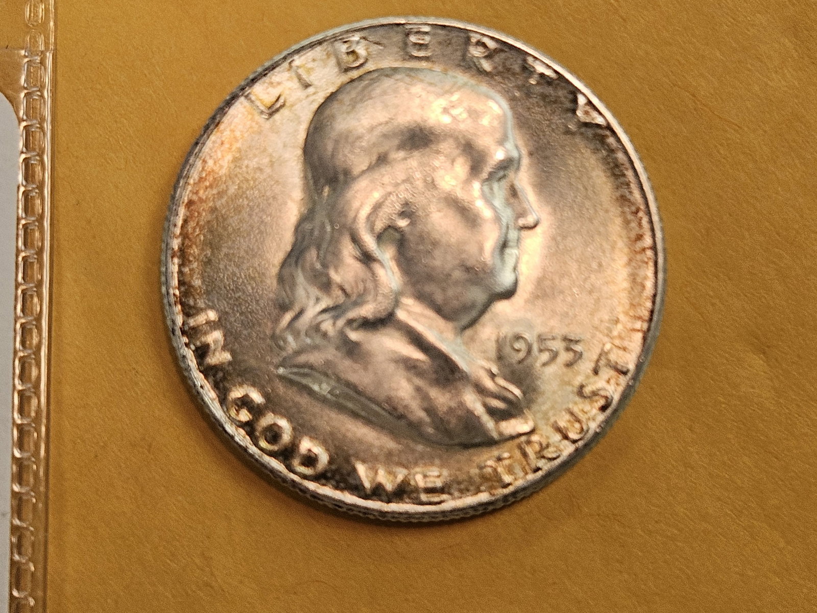 GEM Brilliant Uncirculated 1953-S Franklin Half Dollar - 3