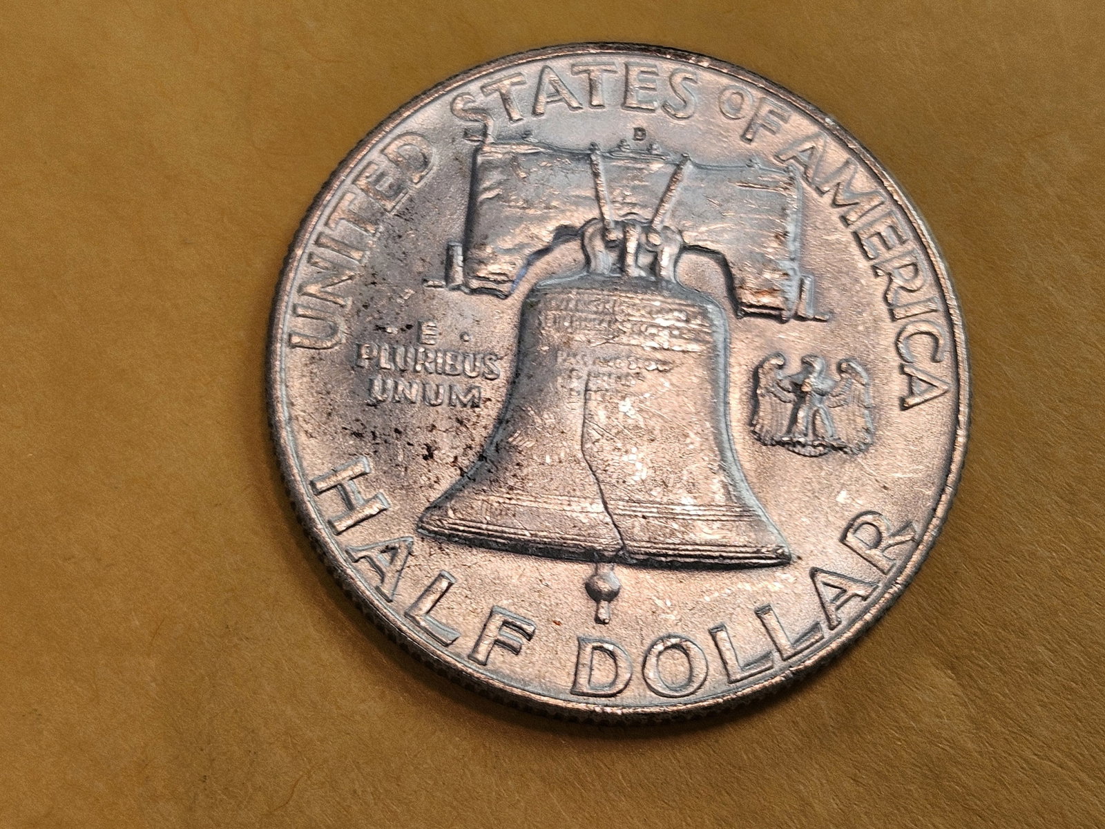 Choice Brilliant Uncirculated 1950-D Franklin Half Dollar - 4