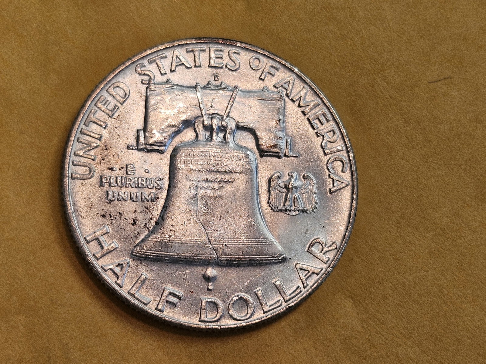 Choice Brilliant Uncirculated 1950-D Franklin Half Dollar - 5
