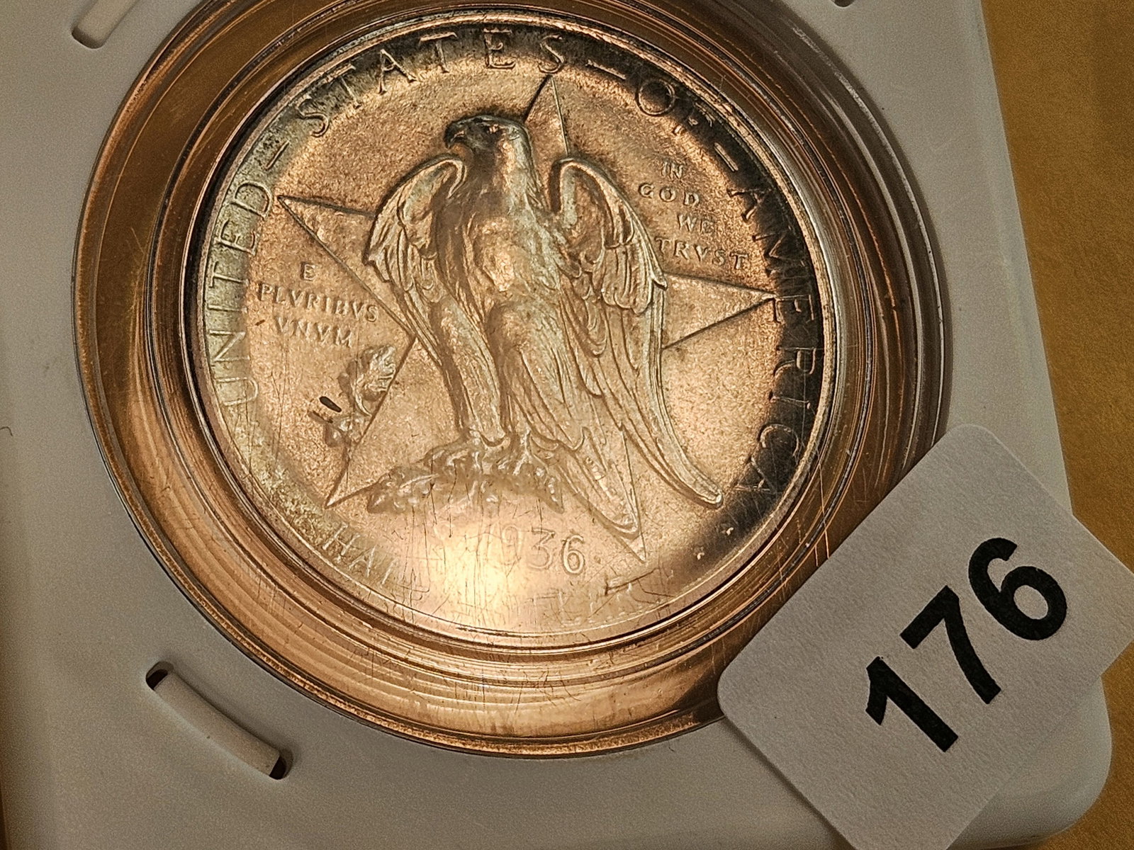 * GEM Brilliant Uncirculated 1936-D Commemorative Silver half Dollar - 3