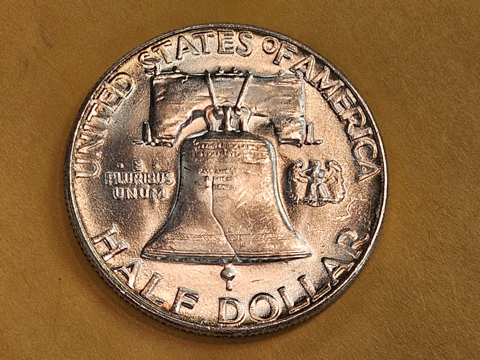 Choice Brilliant Uncirculated 1956 Franklin Half Dollar FBL - 5