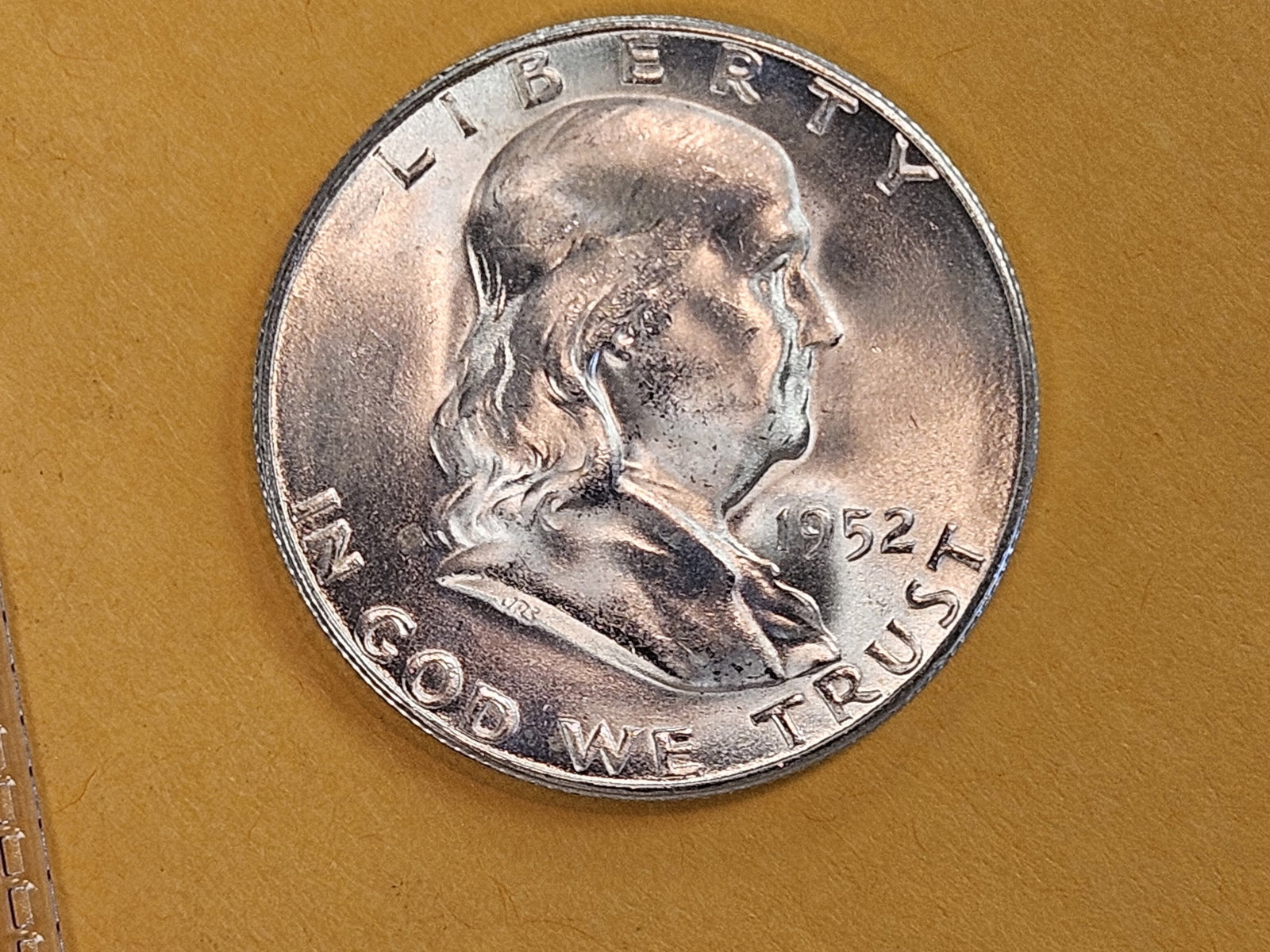 GEM Brilliant Uncirculated 1952-S Franklin Half Dollar - 3