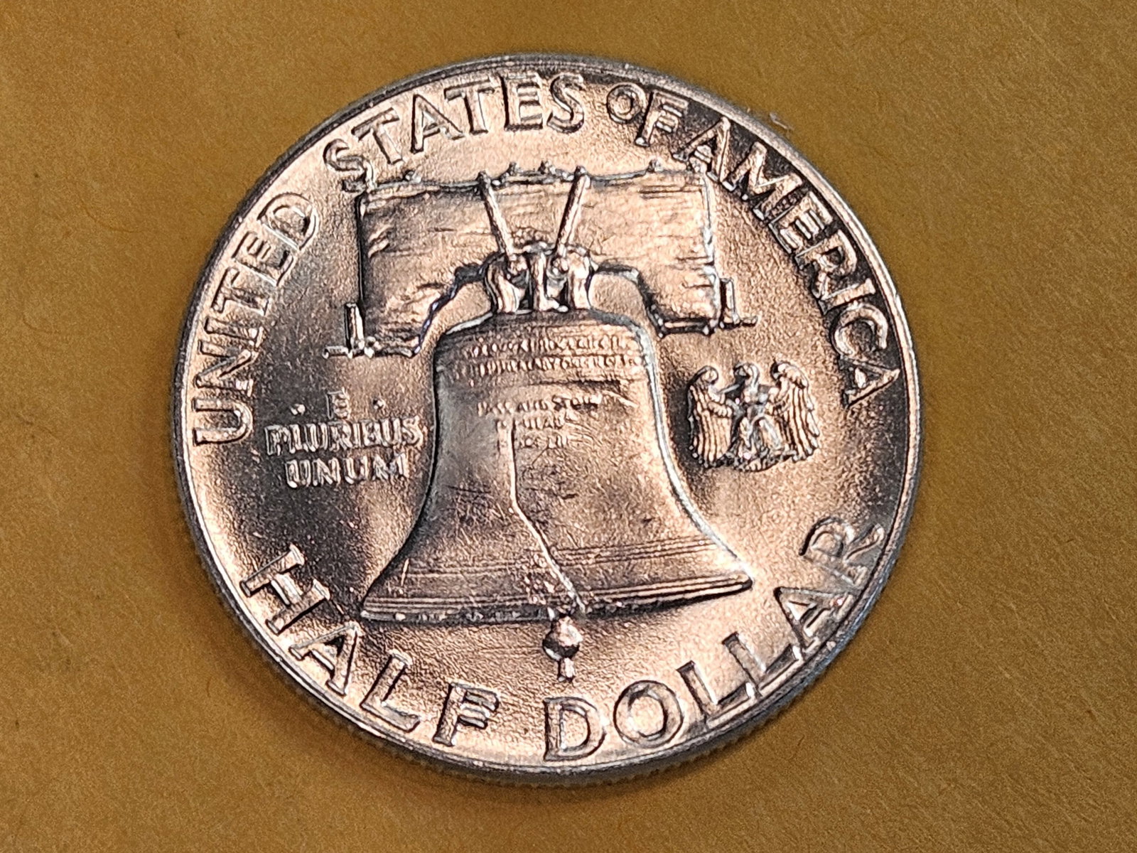 Choice Brilliant Uncirculated 1949 Franklin Half Dollar FBL - 4