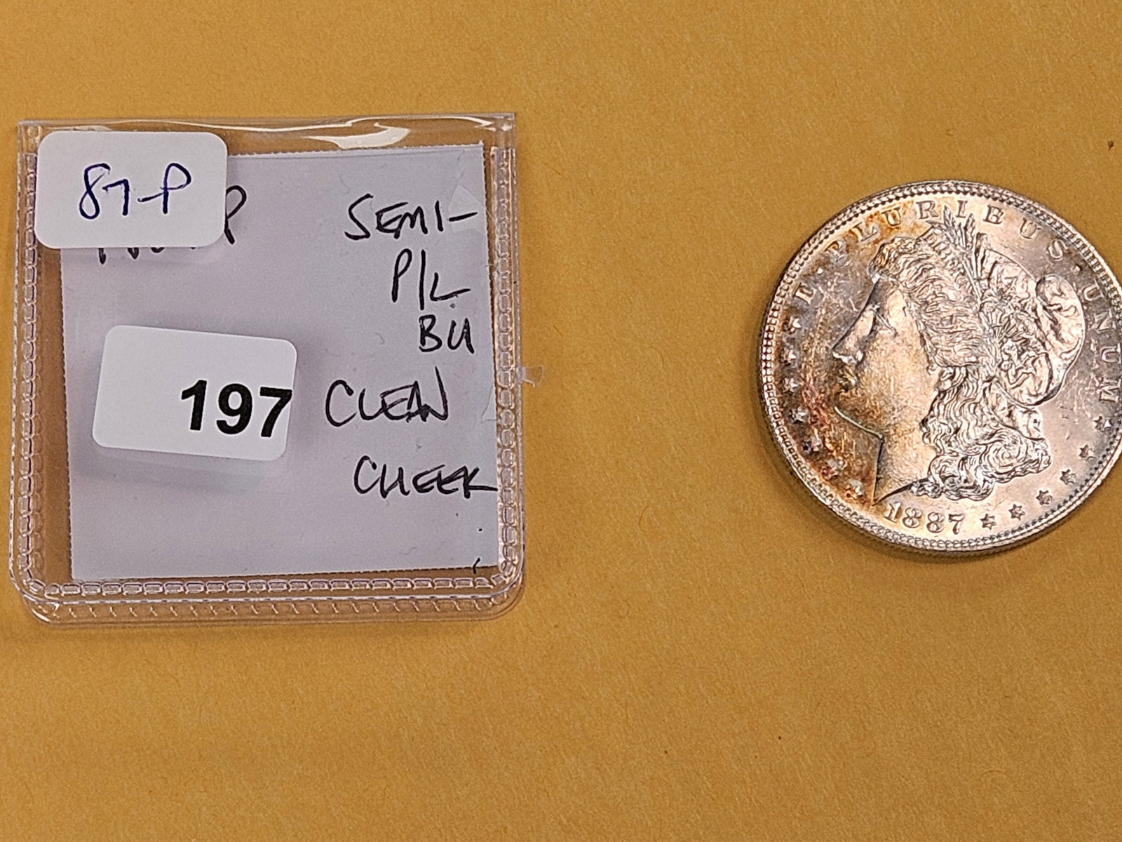 ** Very Choice to GEM Brilliant Uncirculated 1887 Morgan Dollar - 2