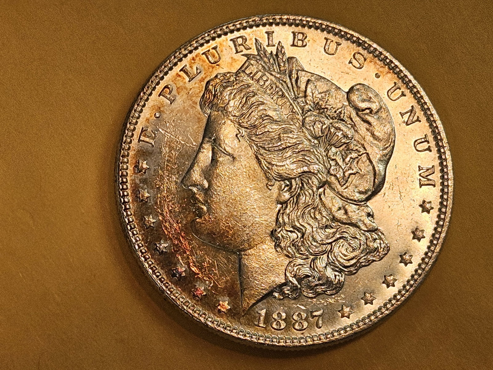 ** Very Choice to GEM Brilliant Uncirculated 1887 Morgan Dollar - 7