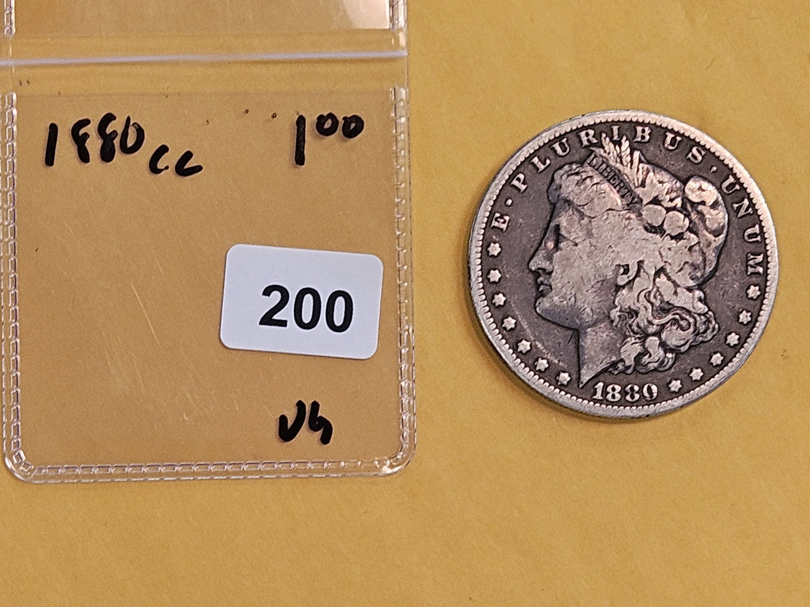 ** KEY DATE ** 1880-CC Morgan Dollar in Very Good - 2