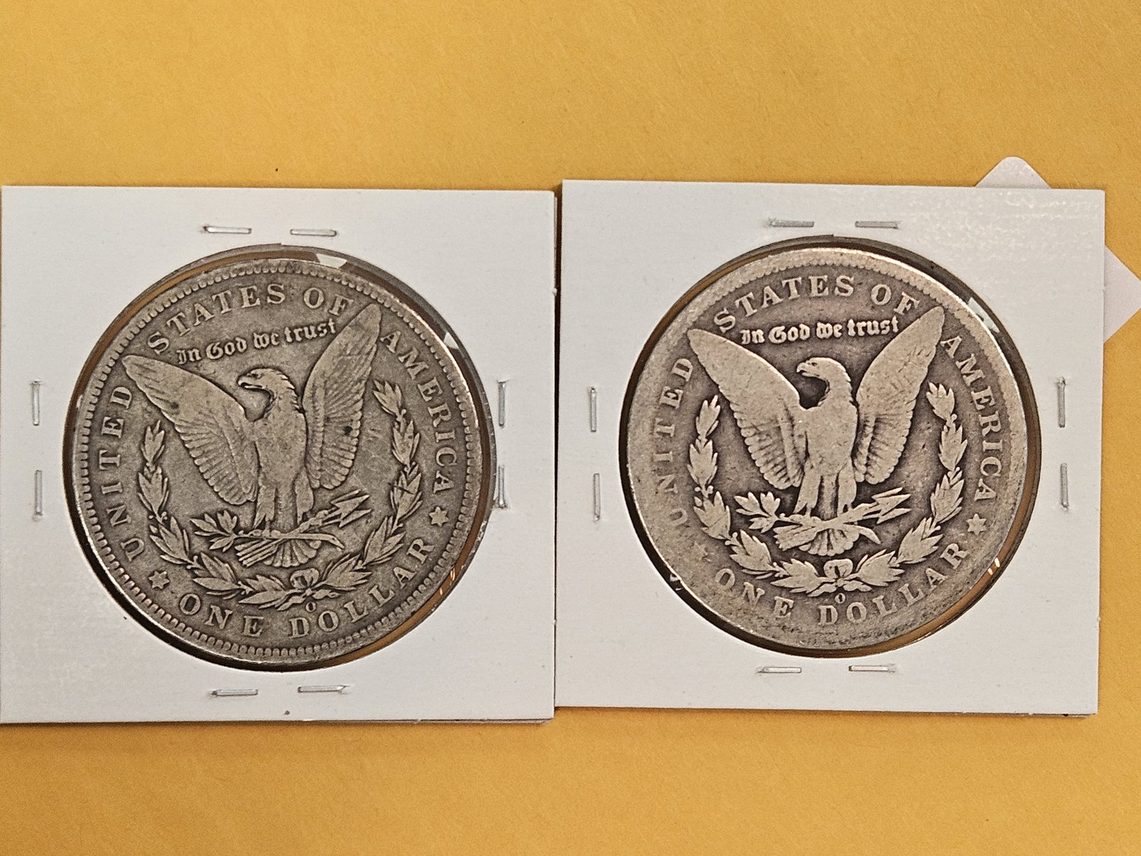 Two New Orleans minted Morgan silver Dollars - 2