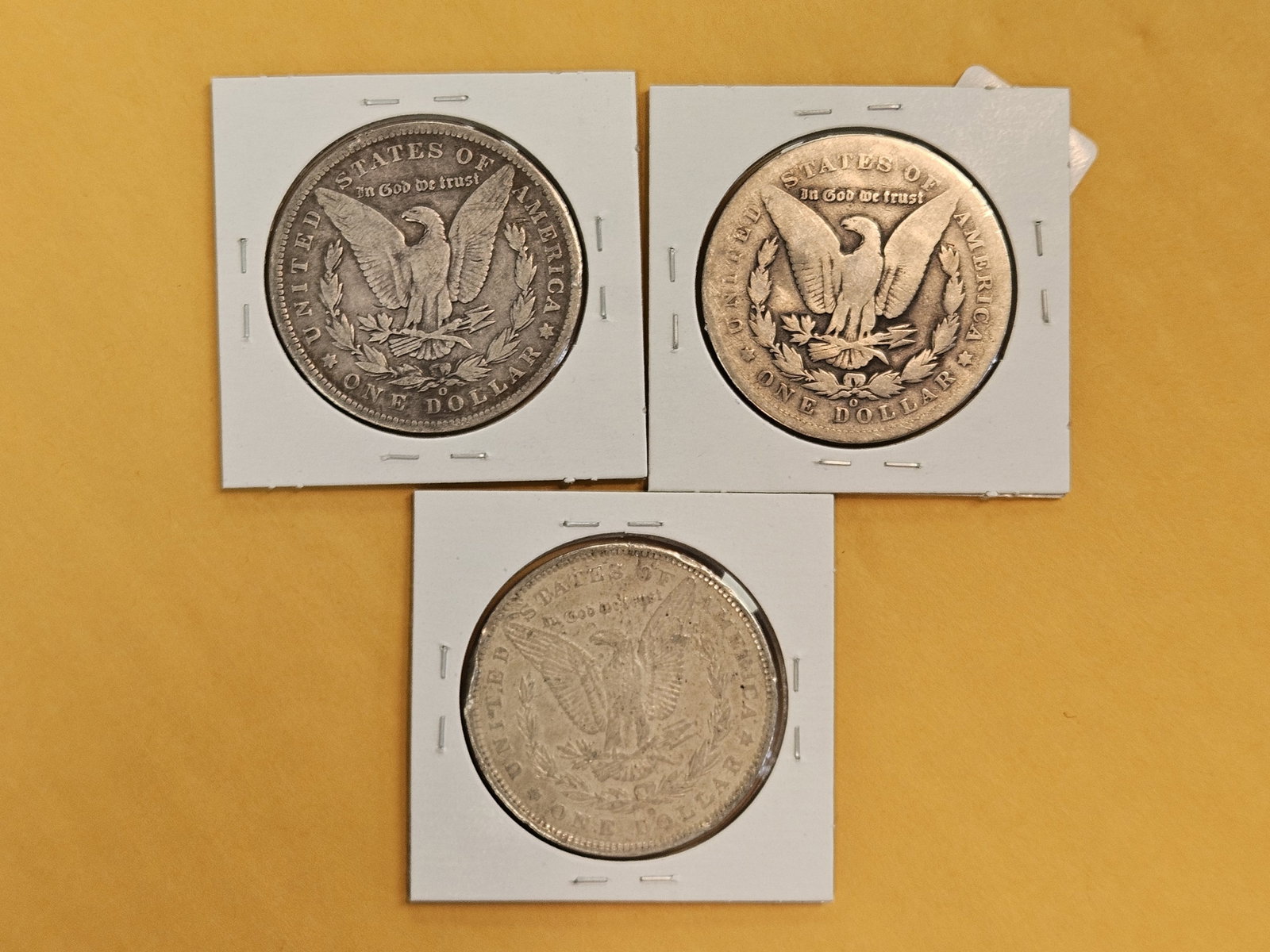 Three more New Orleans Mint silver Morgan Dollars - 3
