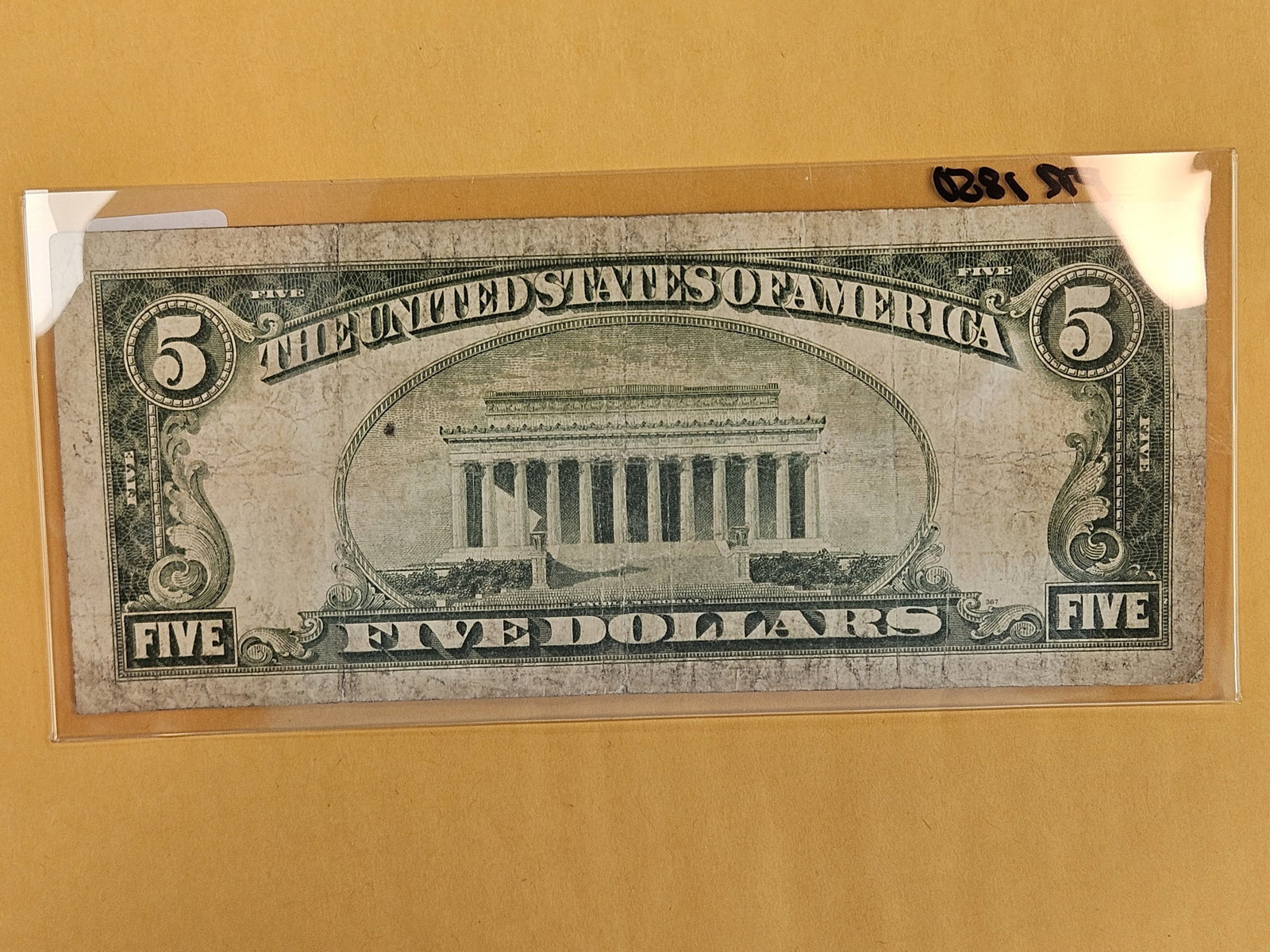 Series of 1929 Five Dollar National Currency - 2