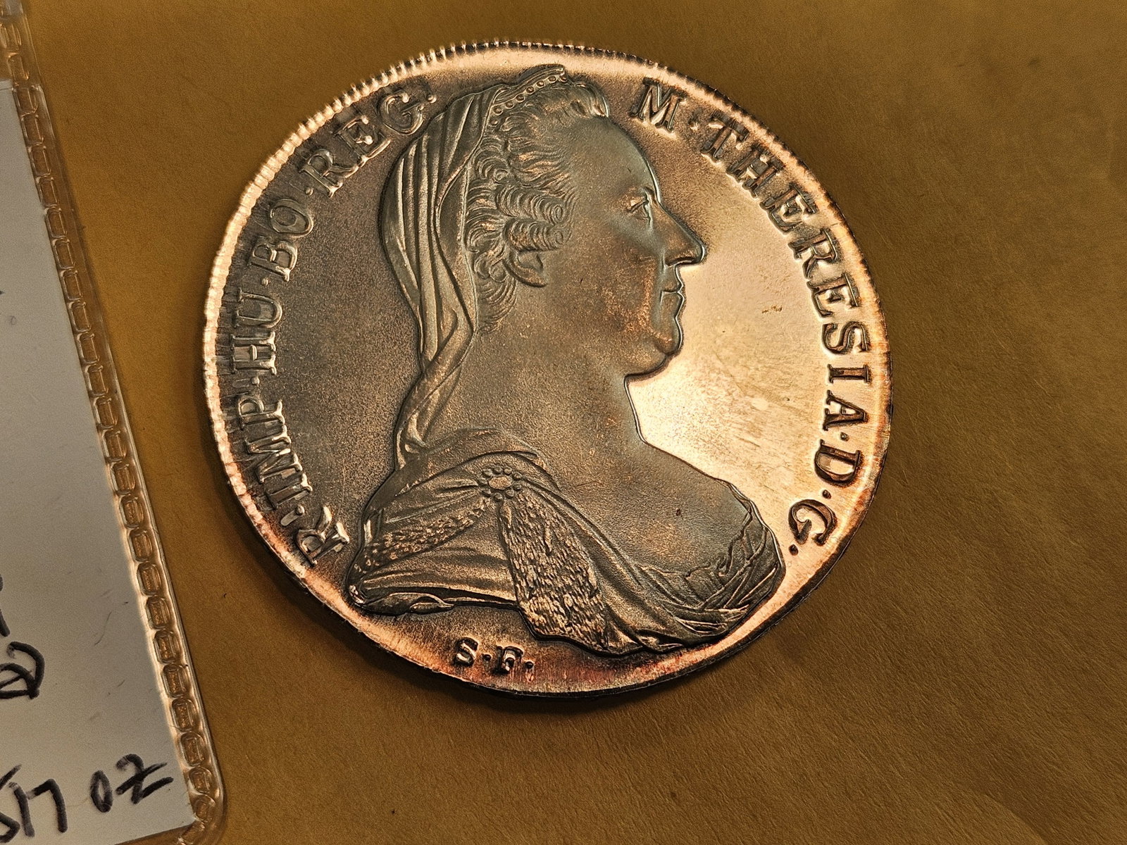Superb GEM Proof 1780 Maria Theresa Silver Thaler - 3