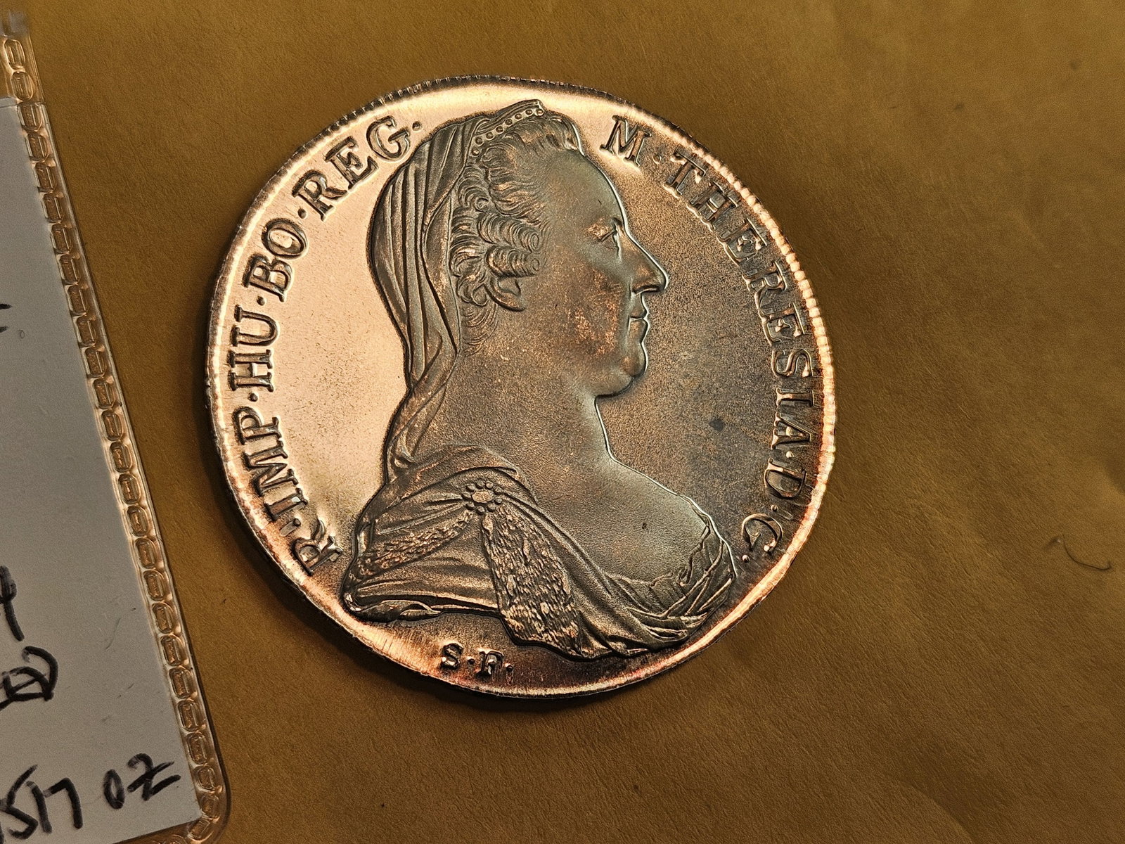 Superb GEM Proof 1780 Maria Theresa Silver Thaler - 4