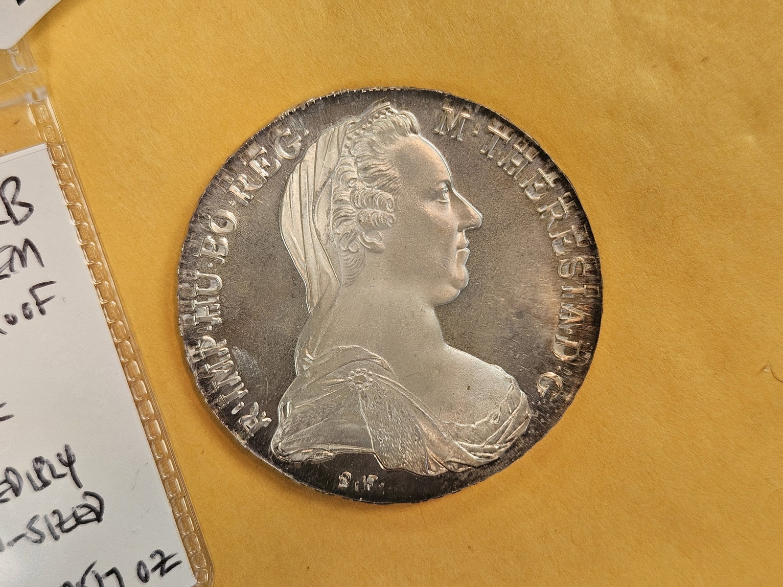 Superb GEM Proof 1780 Maria Theresa Silver Thaler - 5