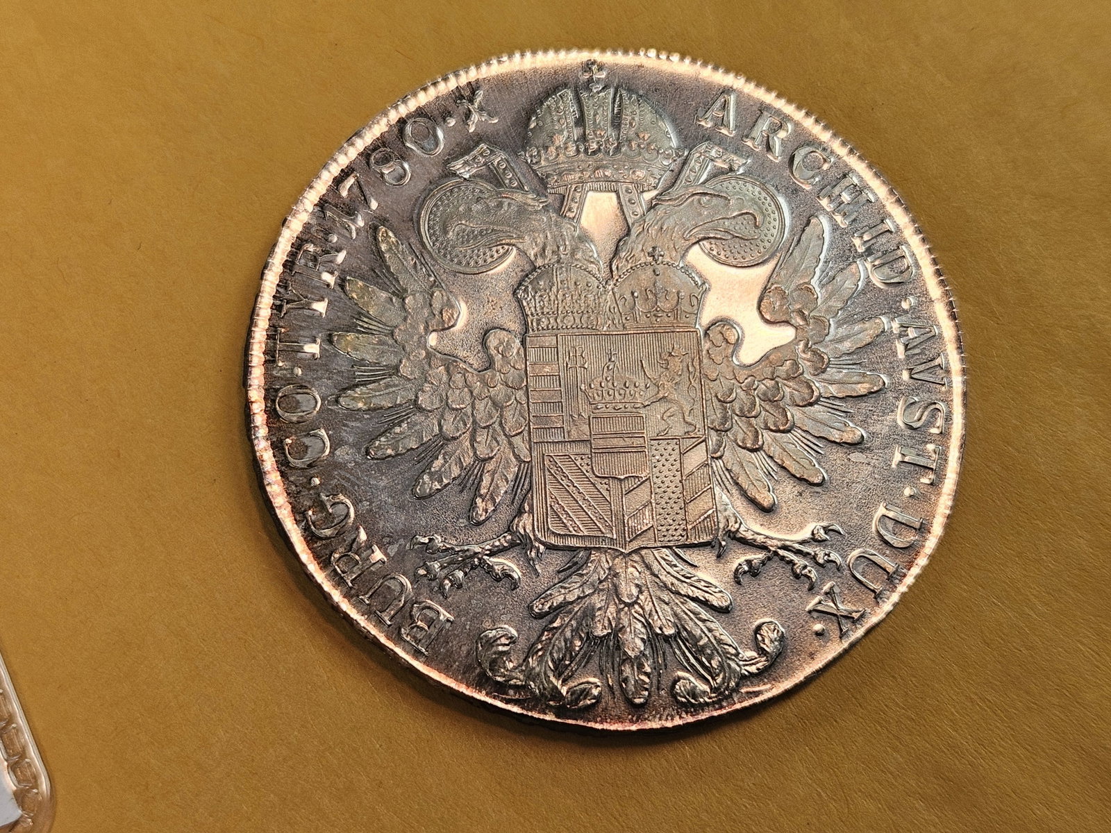 Superb GEM Proof 1780 Maria Theresa Silver Thaler - 6