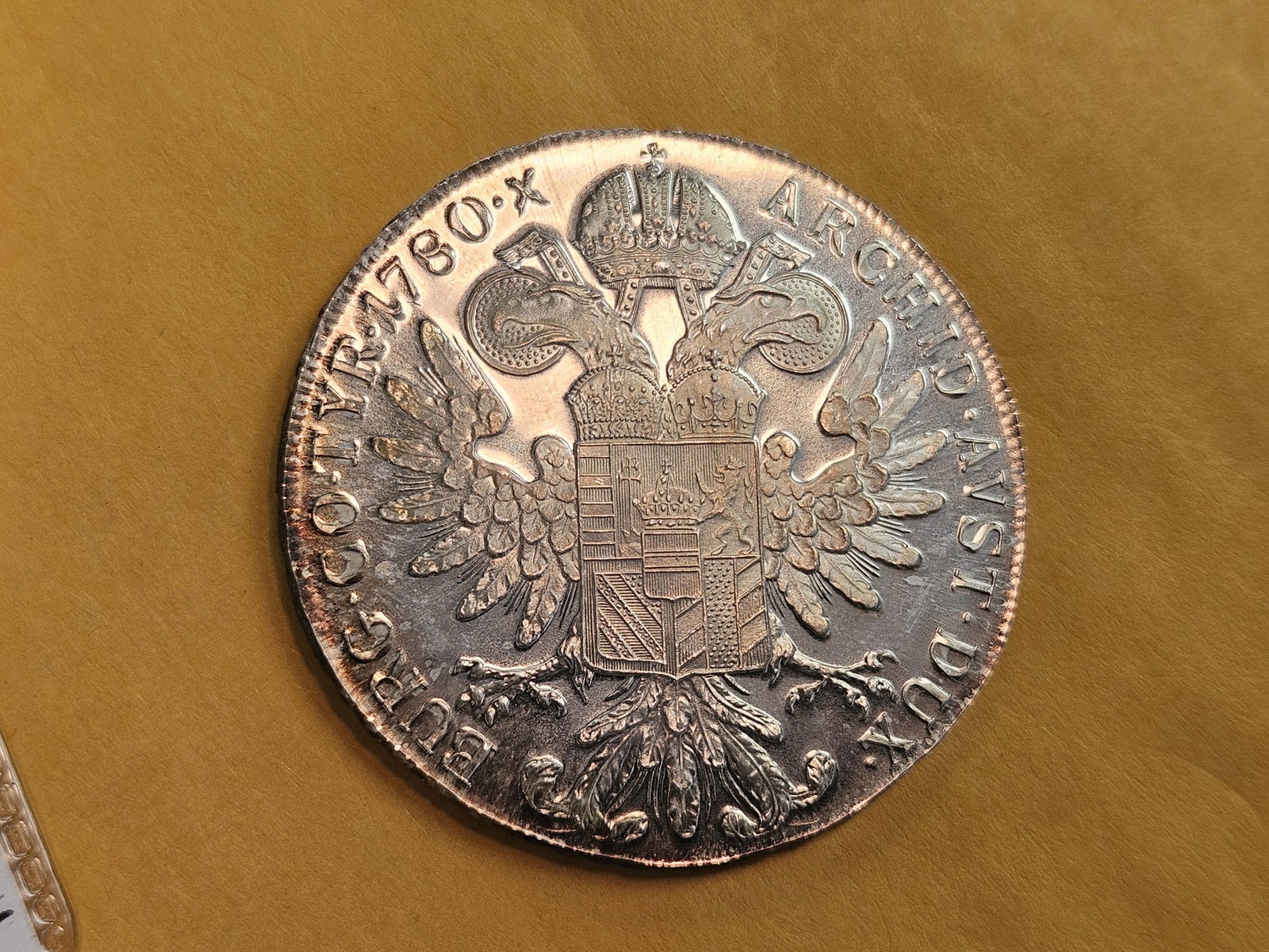 Superb GEM Proof 1780 Maria Theresa Silver Thaler - 7