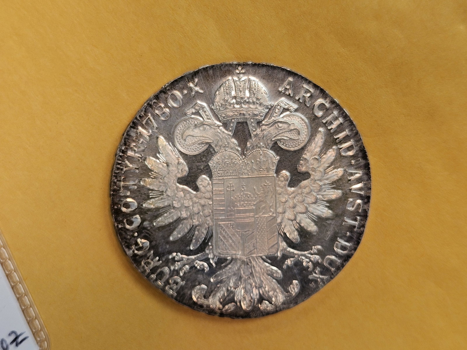 Superb GEM Proof 1780 Maria Theresa Silver Thaler - 8