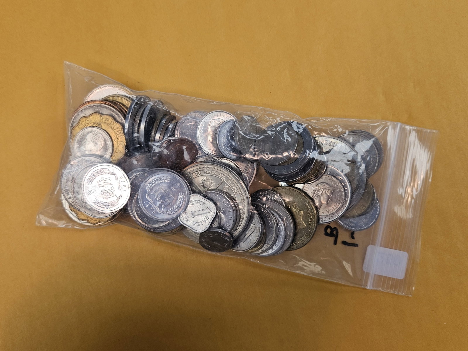 ONE POUND of mixed, Brilliant Uncirculated, World Coins - 2