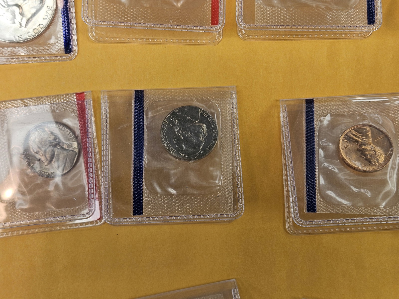 Original 1959 US SILVER Mint Set - 6