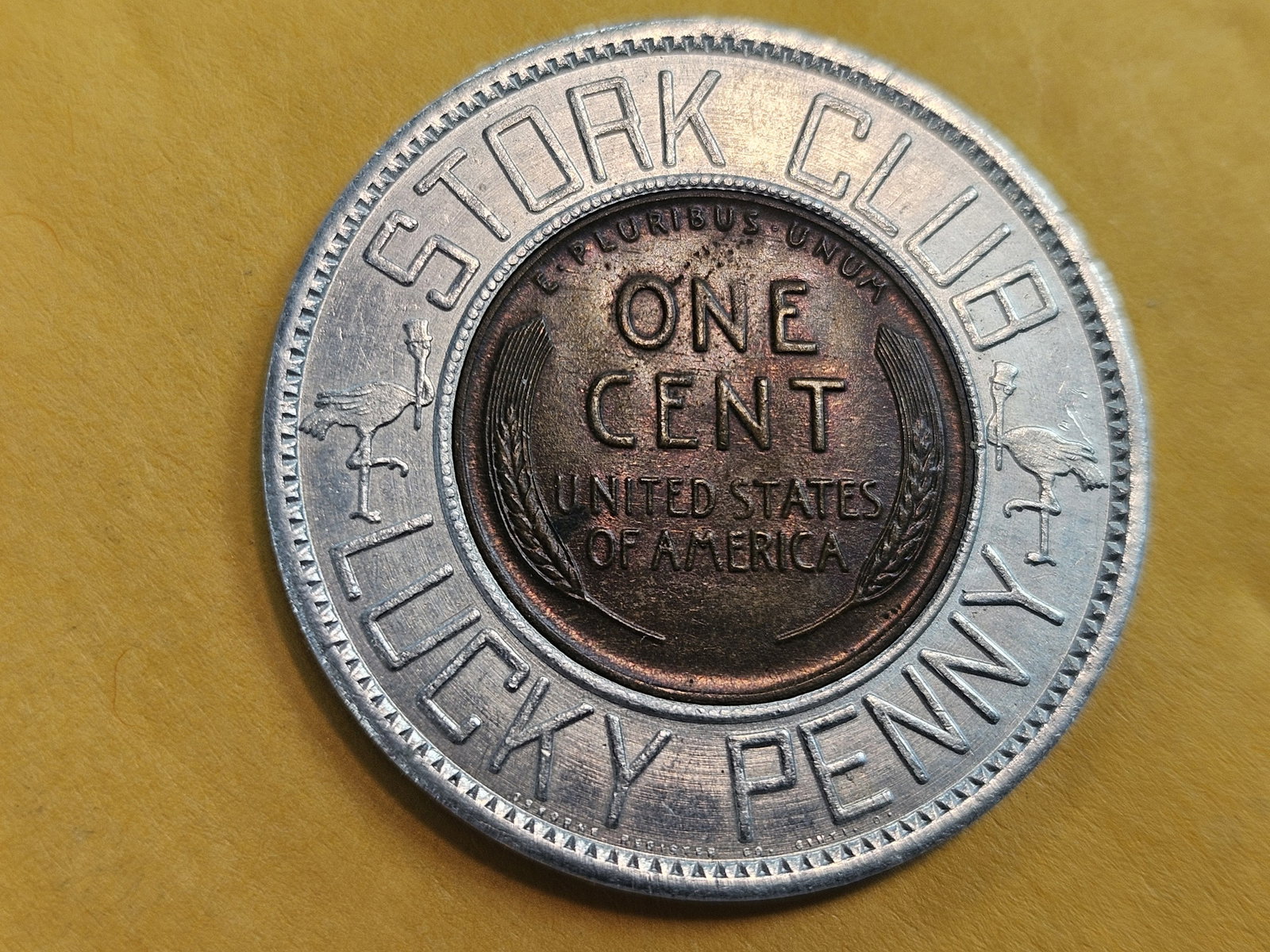 Brilliant Uncirculated 1937 Red-Brown Wheat cent Encased - 4