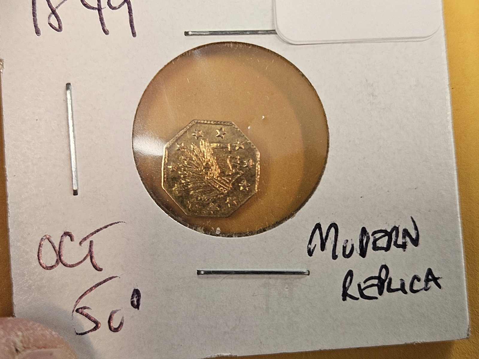 Four mixed California Gold Type 3 tokens - 2