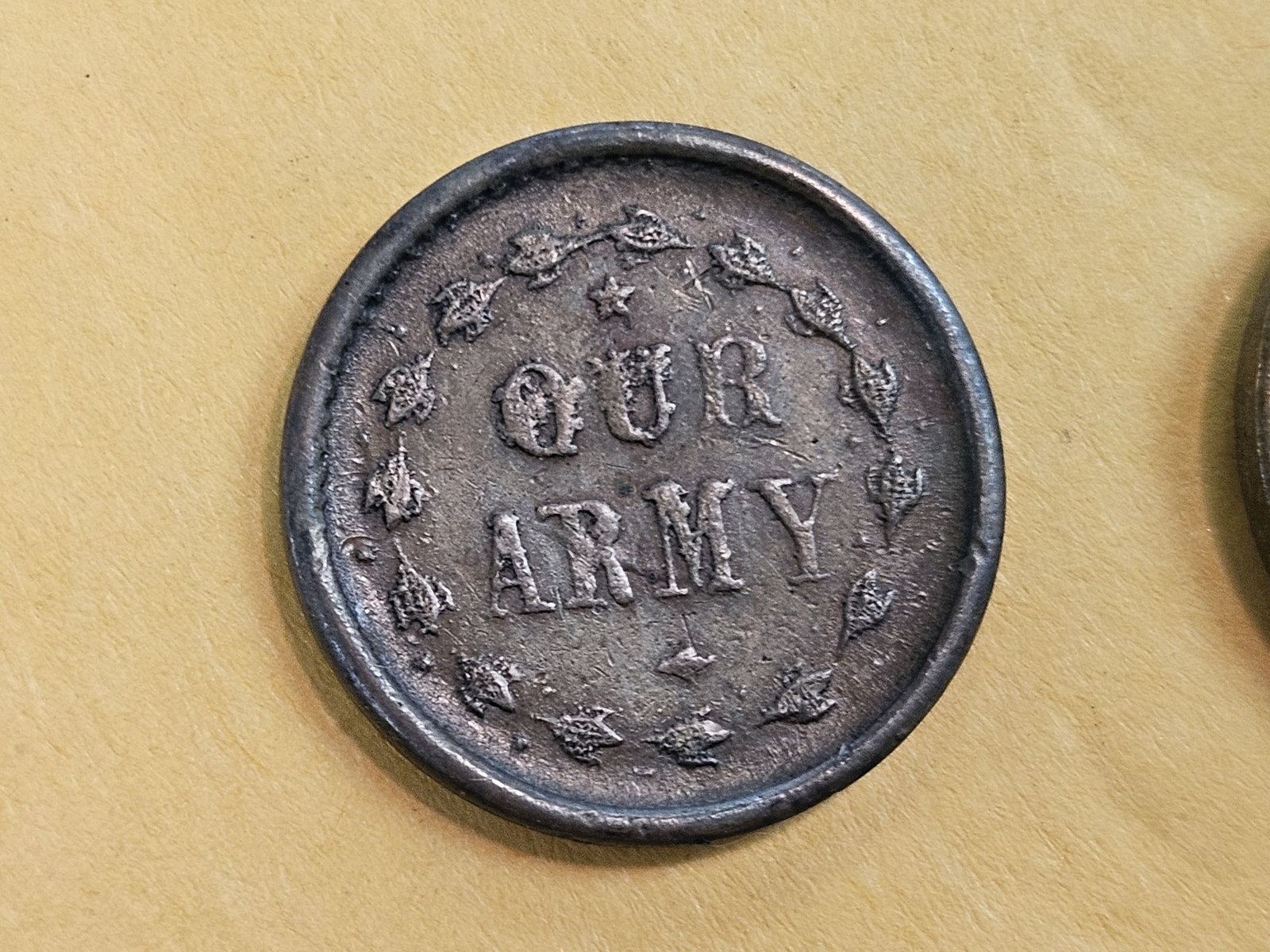 Civil War Token and Washington-Lincoln token - 5