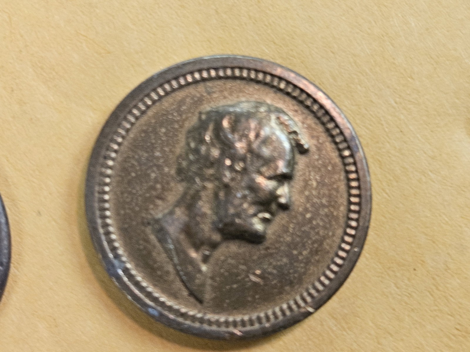 Civil War Token and Washington-Lincoln token - 7
