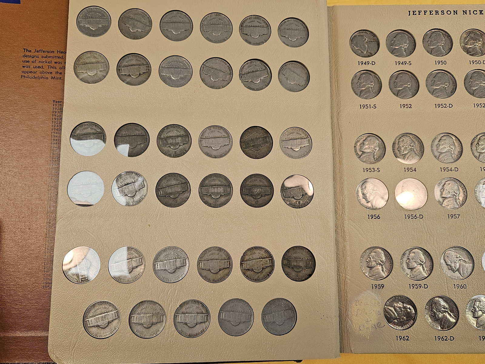 Mostly complete Jefferson Nickel Collection - 4