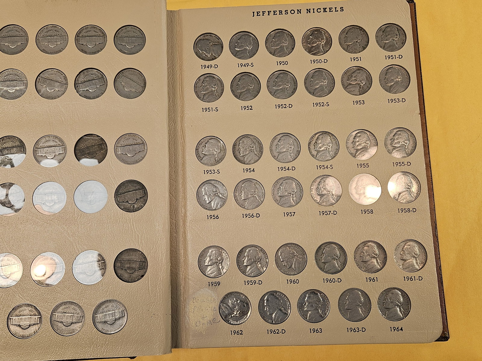 Mostly complete Jefferson Nickel Collection - 5