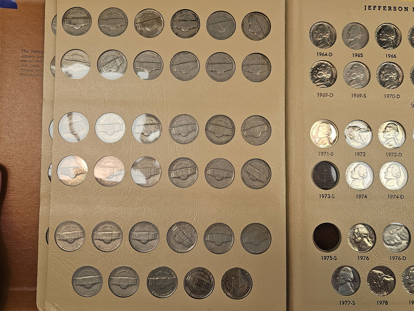 Mostly complete Jefferson Nickel Collection - 6