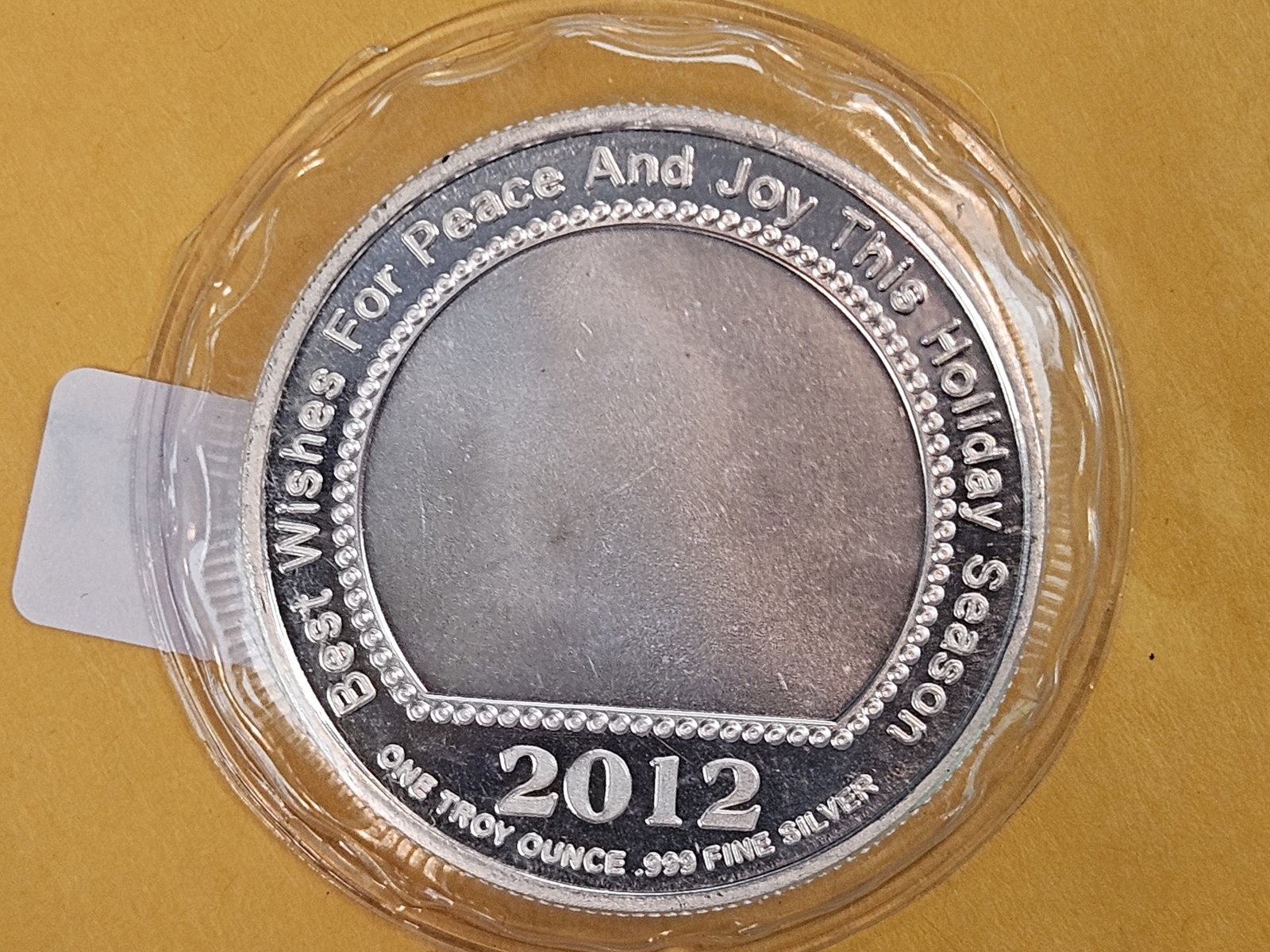 One Troy ounce .999 fine silver proof art round - 2