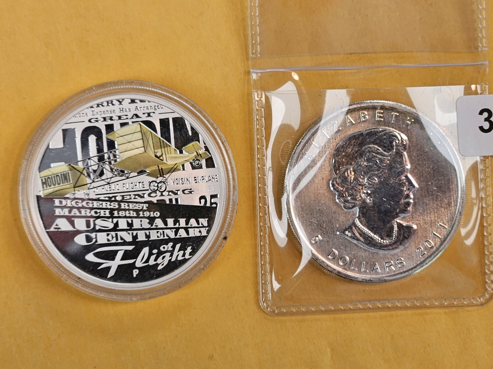 World Silver: Australia and Canada silver coins
